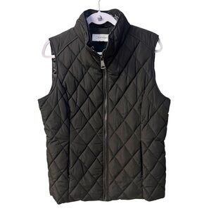 Calvin Klein Quilted Black Vest